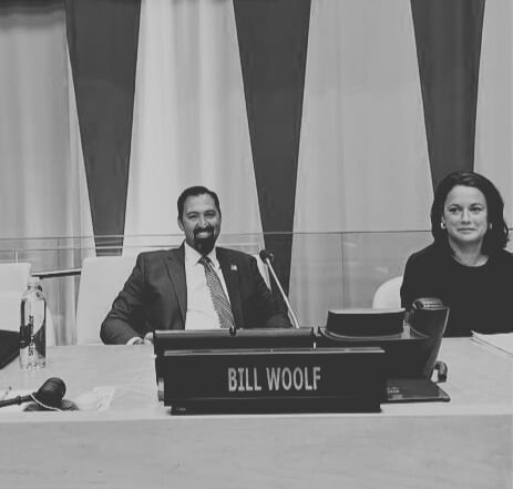 Bill Woolf at the UN