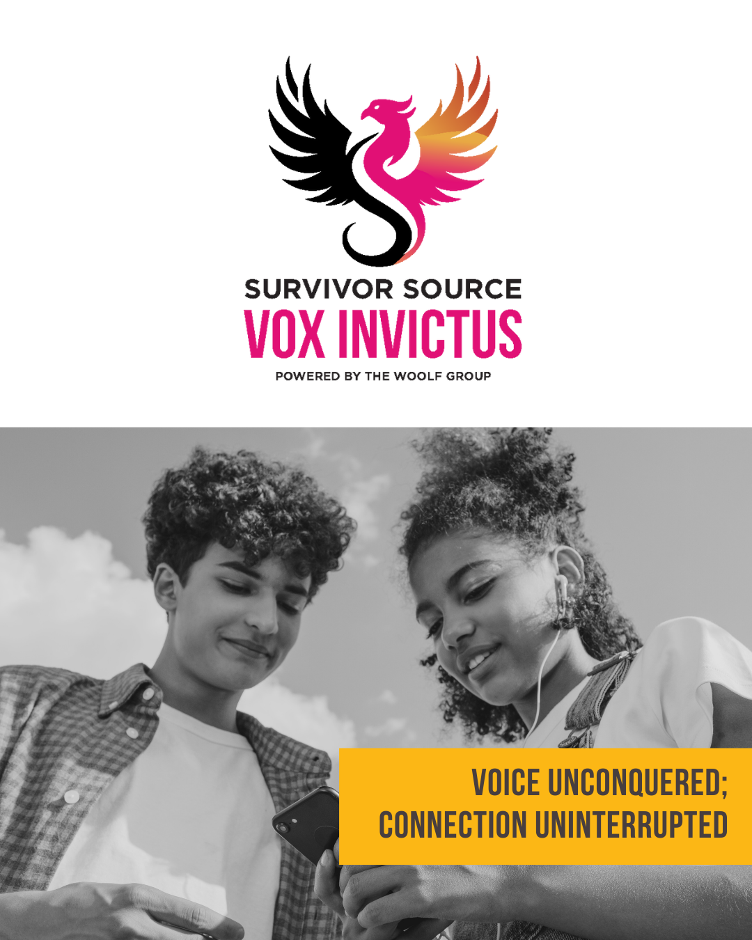 social media vox invictus Magenta w people